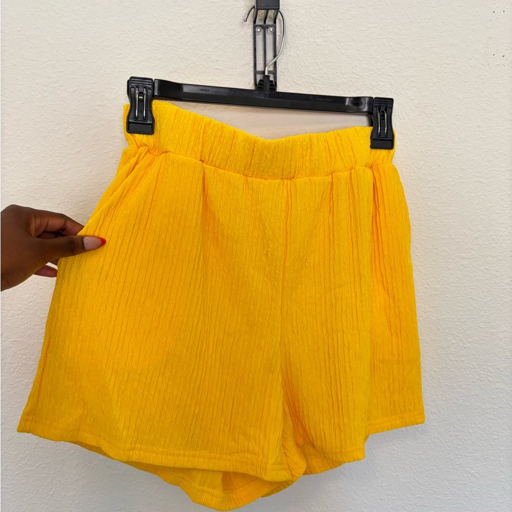 Vibrant Yellow Women's Shorts